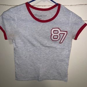 Aeropostale womans crop top short sleeve